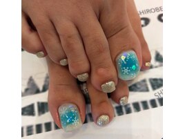 お足にも冬化粧を！