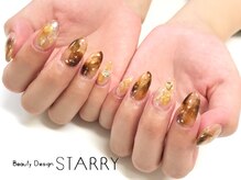 スターリー(STARRY)/秋ネイル　べっ甲風