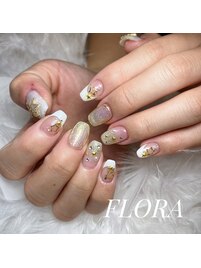 キラキラ星ネイル