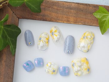 ネイルサロン リン(Lin)/ガーベラネイル