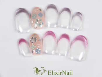 エリクサーネイル 池袋(Elixir Nail)/定額b カジュアル/クーポン使用