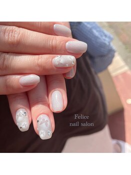 フェリーチェ(Felice)/simple girly nail♪