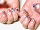 トレス ネイルサロン(3.tres.Nail Salon)の写真/【夜22時まで営業中☆オフ無料】何度も見たくなる、華やかな指先に☆口コミ評価の高いハイレベルサロン☆