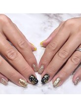 リンダ(Linda)/定額 ブラック＆ゴールド