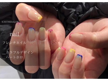 イチプラス(ICHI+)/【カラフルネイル】