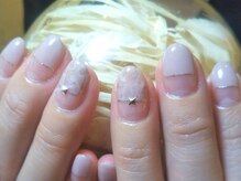 ネイルズ ララ(nails Lala)/ハーフフレンチ。