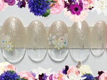 ホワイトカラー(White Color)/ナチュラルアートネイル☆