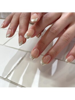 カミナネイル(KAMINA.nail)/ガラスフレンチ
