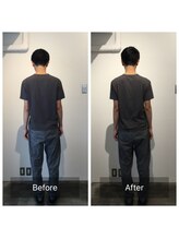 美容整体プラスフィール 恵比寿本店/肩の高さ・姿勢矯正・猫背改善