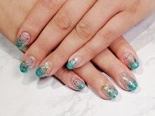 ルームヘアネイル 曙橋店(Room hair nail)/キラキラグラデーション