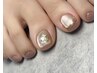 【フット】親指アートフットネイル¥6500