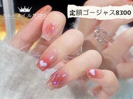 クリスマス/冬ネイル/ツイード