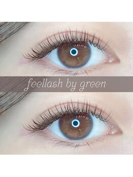 フィールラッシュ バイ グリーン(FEELLASH by green)/LEDマツエク◎ カラーエクステ