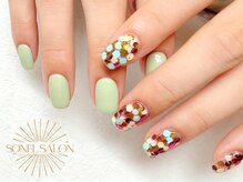 ソネルサロン 駒込店(SONEL SALON)/ワンカラー（アシンメトリー）