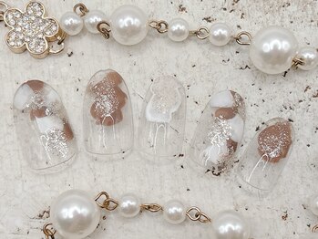 パッチリオメメ 海老名店(Patchiri Omeme)/塗りかけネイル¥3980