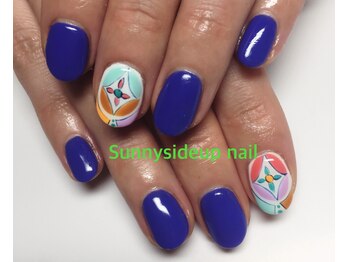 サニーサイドアップ ネイル(Sunny SideUp nail)/エスニックタイルアート