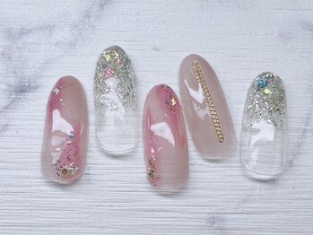ネイルサロン インプレス(Impress)/もやもやピンク