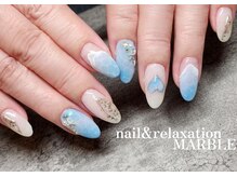 ネイルアンドリラクゼーション マーブル(MARBLE)/つけ放題　￥7,700