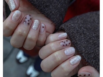 手描きハートニュアンス