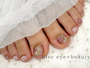 リール アイプラスビューティー(Rire eye + beauty)/薔薇×マグネット詰め込みネイル