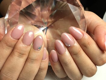 アイリッシュネイル 久屋大通店(Irish Nail)/ベージュワンカラーネイル