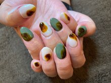 エスネイル(Snail)/ニュアンスべっ甲ネイル