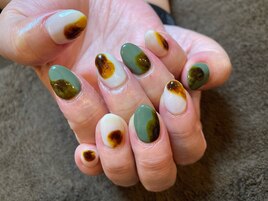 ニュアンスべっ甲ネイル