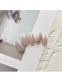 華奢なラインビジュー￥5500