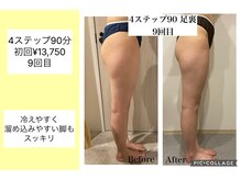 ハピネス(HAPPINESS)/4ステップ90分足裏　9回目