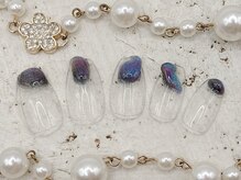 パッチリオメメ 海老名店(Patchiri Omeme)/塗りかけネイル¥3980