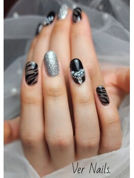 ウェールネイルズ(Ver Nails.)/定額ネイルＡ+プチアート