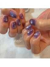 ネイルサロンリュクス (nailsalon Luxe)/パープルネイル