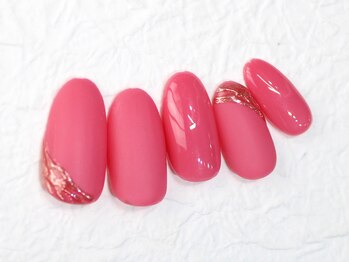 ユースタイル 新宿店(U-style)/ほんわりピンクネイル