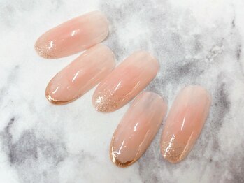 アバネイル アクア 千種店(AVANAIL AQUA)/【オフィス先端ミラーネイル】