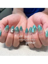 ジェルメ(germer)/ラメグラデーションスカルプ