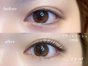 チャンプ 登美ケ丘店(Champ)/まつ毛エクステ×下まつげパーマ
