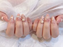 デコール 心斎橋(DECOR)/大人気春お花ピンクラメネイル