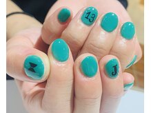 カラン 焼津店(CALIN)/シンプルロゴネイル