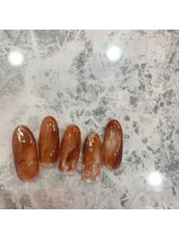 グラマラス アンジェアイ 荻窪店(glamourous ange eye)/シンプルニュアンスネイル♪