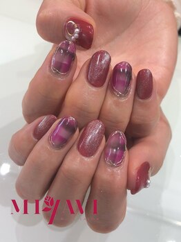 リアンブリエ(LienBriller)/チェックネイル