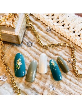 セプトネイル 函館店(SEPT NAIL)/8月オフィスサンプル5500円1