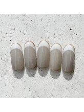 ネイルアンドまつげ リュフェール 五反田(Nail Lufaire)/フレンチミラー