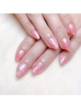 ピオニーネイル(peony nail)/シフォンフラワー