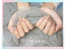 エイチスリー(H3)/2色のチップ長さ出しネイル