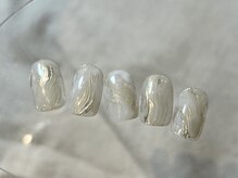 ラクネイル 浦和店(raku nail)/インク×ミラーニュアンス