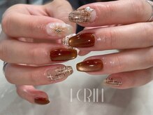 エクラン(ecrin)/フラワー×ツイード