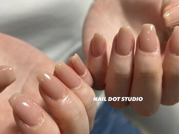 ネイルドットスタジオ 堺筋本町(NAIL DOT STUDIO)/ちゅるんスキンカラー