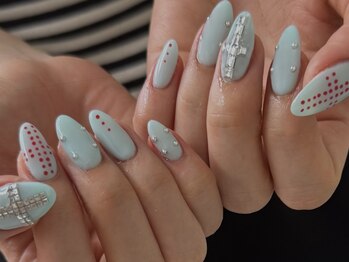 イビズ 新宿店(eviz)/ミントブルーネイル