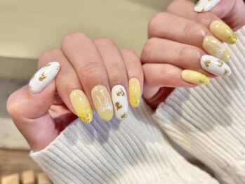 推しカラーネイル♪