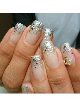 コーラル(CORAL)/シンプルラメグラデーション